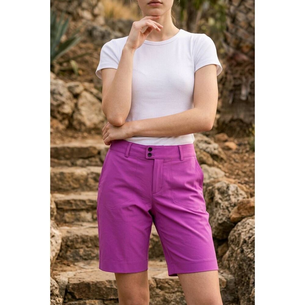 ☔️🔹️NWT Ralph Lauren X Raspberry Rose Mist Golf Shorts Size 8